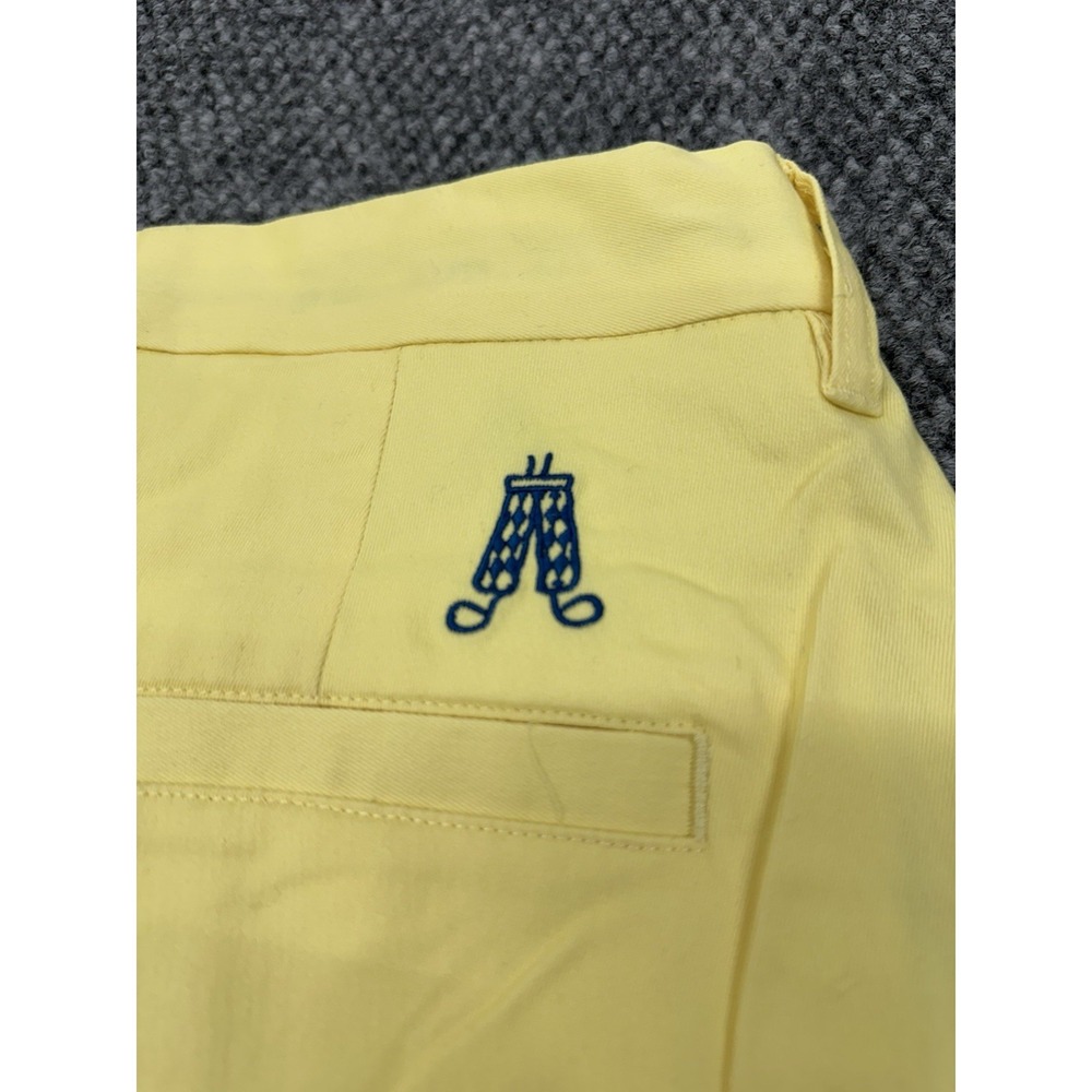 Royal and Awesome Men's 34x30 Golf Pants Trousers Pastel Yellow Stretch - New - Picture 8 of 12